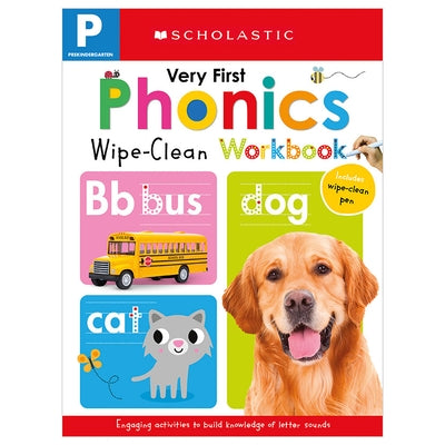 Very First Phonics Pre-K Wipe-Clean Workbook: Scholastic Early Learners (Wipe-Clean) by Scholastic