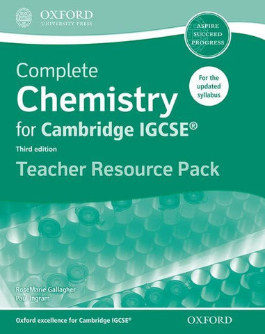 Complete Chemistry for Cambridge Igcse RG Teacher Resource Pack (Third Edition) by Gallagher, Rosemarie