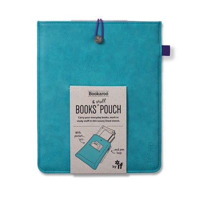 Bookaroo Book & Stuff Pouch Turquoise by If USA