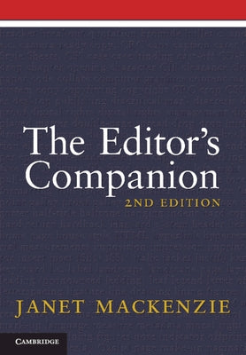 The Editor's Companion by MacKenzie, Janet