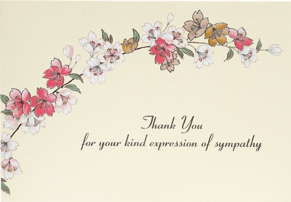 Sympathy Floral Thank You Notes (Stationery, Note Cards, Boxed Cards) by Peter Pauper Press Inc