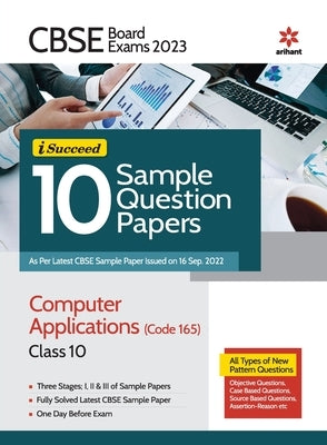 CBSE Board Exam 2023 I-Succeed 10 Sample Question Papers Computer Applications (Code 165) Class 10 by Tiwari, Suhasini