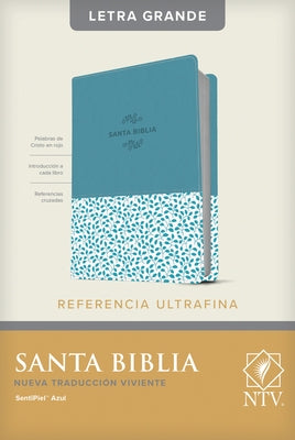 Santa Biblia Ntv, Edición de Referencia Ultrafina, Letra Grande (Letra Roja, Sentipiel, Azul) by Tyndale