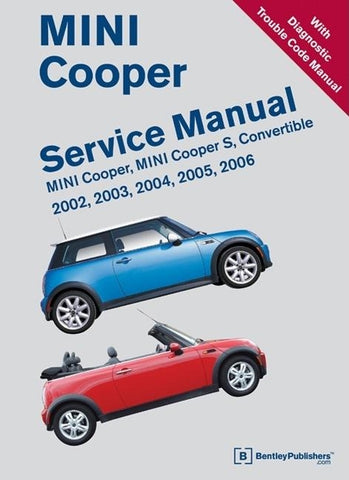 Mini Cooper Service Manual 2002, 2003, 2004, 2005, 2006: Mini Cooper, Mini Cooper S, Convertible by Bentley Publishers