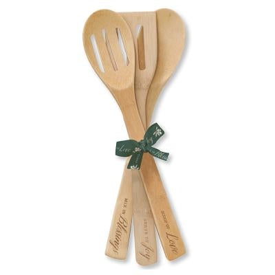 Spoons Bamboo Blessings Joy Love by Christian Art Gifts