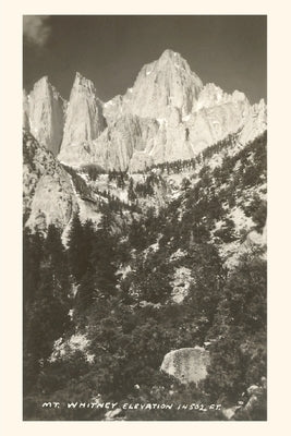 The Vintage Journal Mt. Whitney by Found Image Press