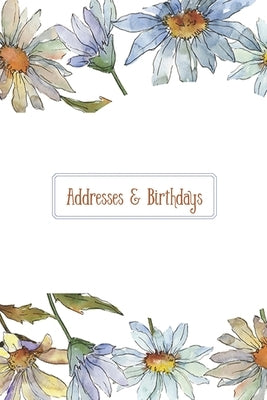 Addresses & Birthdays: Watercolor Chamomile Flowers by Press, Andante