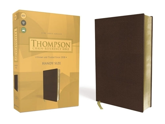 Kjv, Thompson Chain-Reference Bible, Handy Size, Leathersoft, Brown, Red Letter by Thompson, Frank Charles