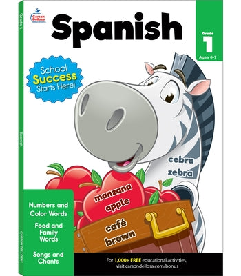 Spanish Workbook, Grade 1 by Brighter Child