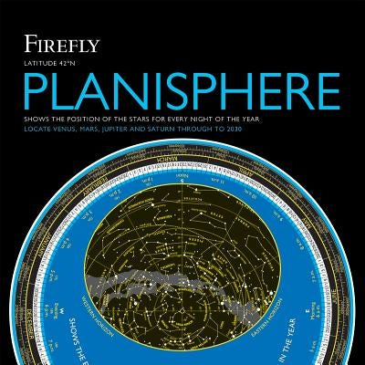 Firefly Planisphere: Latitude 42 Degrees North by Tirion, Wil