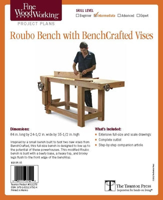 Fine Woodworking's Roubo Bench with Bench Crafted Vises Plan by Miller, Jeff