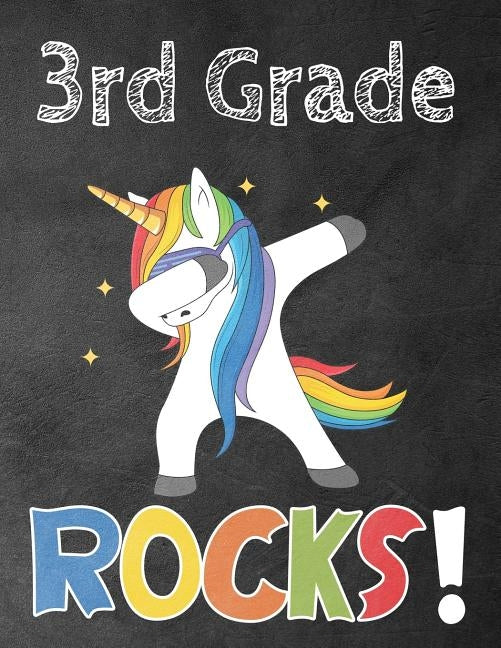 3rd Grade Rocks!: Funny Back To School notebook, Gift For Girls and Boys,109 College Ruled Line Paper, Cute School Notebook, School Comp by Kech, Omi