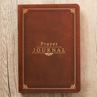 Prayer Journal Lux-Leather W/ Scripture/Prayers by Christian Art Gifts