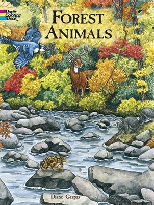 Forest Animals Coloring Book by Gaspas, Dianne