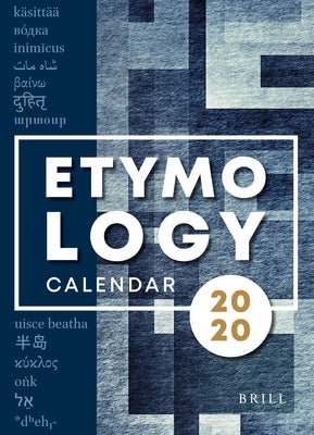 Etymological Calendar by Etymological Calendar Team