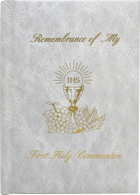 Remembrance of My First Holy Communion-Girl-White Edges: Marian Children's Mass Book by Theola, Mary