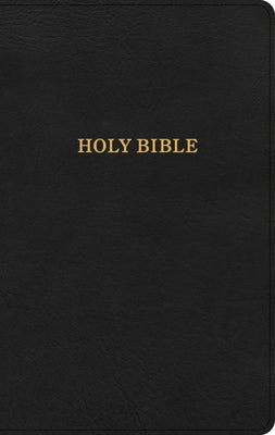 KJV Thinline Reference Bible, Black Leathertouch by Holman Bible Publishers