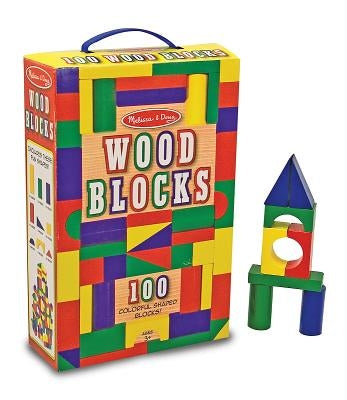 100 Wood Blocks Set by Melissa & Doug