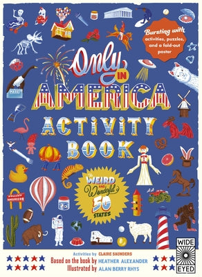 Only in America Activity Book by Berry Rhys, Alan