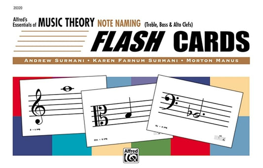 Alfred's Essentials of Music Theory: Note Naming Flash Cards, Flash Cards by Surmani, Andrew