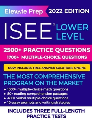 ISEE Lower Level: 2500+ Practice Questions by James, Lisa