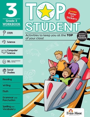 Top Student, Grade 3 Workbook by Evan-Moor Corporation