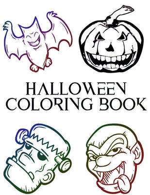 Halloween coloring book: Happy Halloween coloring book: Halloween Characters coloring book, coloring Halloween decorations, Halloween hocus poc by Creative, Lou Lou Happy