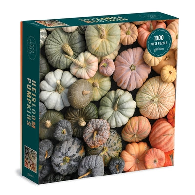 Heirloom Pumpkins 1000 Piece Puzzle in Square Box by Galison
