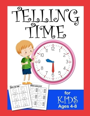 Telling Time For Kids Ages 4-8: Preschool Clock Book Kindergarten Math Activity by Education, Ocean Front