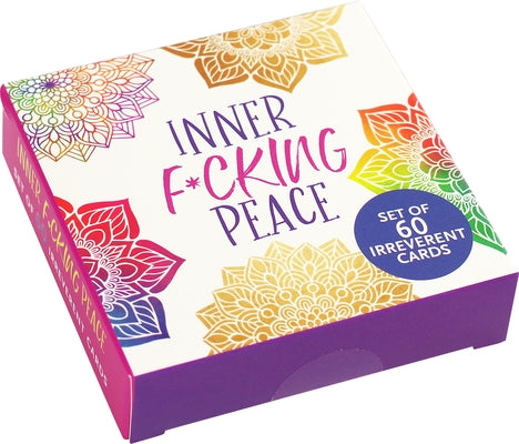 Inner F*cking Peace Motivational Cards (60 Pack) by Peter Pauper Press Inc