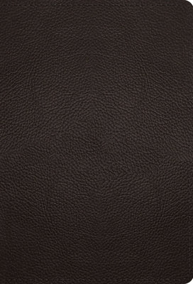 ESV Large Print Compact Bible (Buffalo Leather, Deep Brown) by 