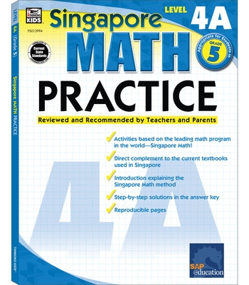 Math Practice, Grade 5: Reviewed and Recommended by Teachers and Parents by Singapore Asian Publishers