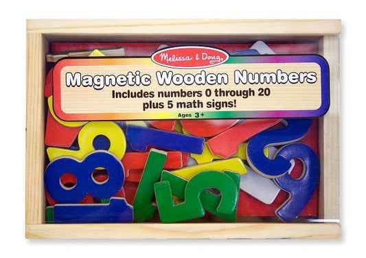 Magnetic Wooden Numbers by Melissa & Doug