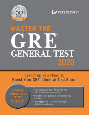 Master the GRE General Test 2020 by Peterson's