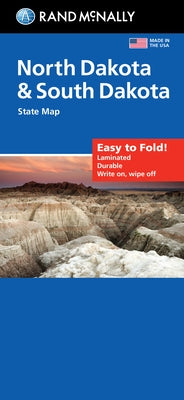 Rand McNally Easy to Fold: North Dakota, South Dakota Laminated Map by Rand McNally