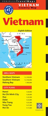 Vietnam Travel Map Eighth Edition by Periplus Editions