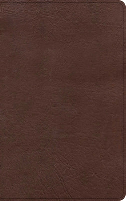 KJV Single-Column Personal Size Bible, Brown Leathertouch by Holman Bible Publishers