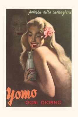 Vintage Journal Yomo, Advertisement for Italian Drink by Found Image Press