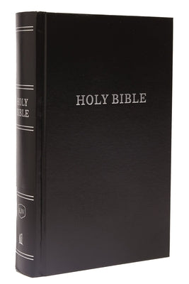 KJV, Pew Bible, Large Print, Hardcover, Black, Red Letter Edition by Thomas Nelson