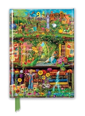 Aimee Stewart: Garden Bookshelves (Foiled Journal) by Flame Tree Studio