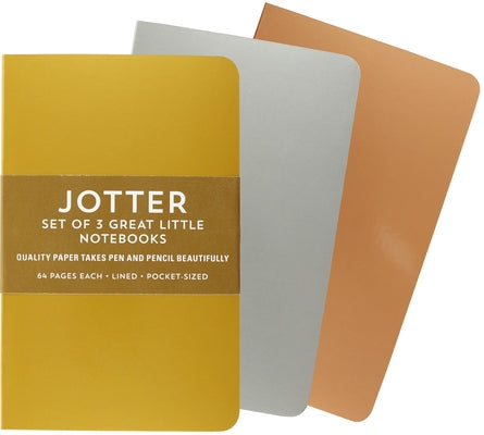 Foil Jotter Notebooks (Set of 3) by Peter Pauper Press Inc