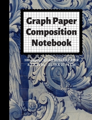 Graph Paper Composition Notebook: Grid Paper Notebook, Quad Ruled, 100 Sheets (Large, 8.5 x 11) by Notebooks, Graph Paper