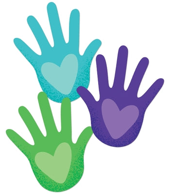One World Hands with Hearts Cutouts by Carson Dellosa Education