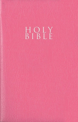 Niv, Gift and Award Bible, Leather-Look, Pink, Red Letter Edition, Comfort Print by Zondervan