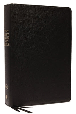 NKJV, Spirit-Filled Life Bible, Third Edition, Genuine Leather, Black Indexed, Red Letter Edition, Comfort Print: Kingdom Equipping Through the Power by Hayford, Jack W.