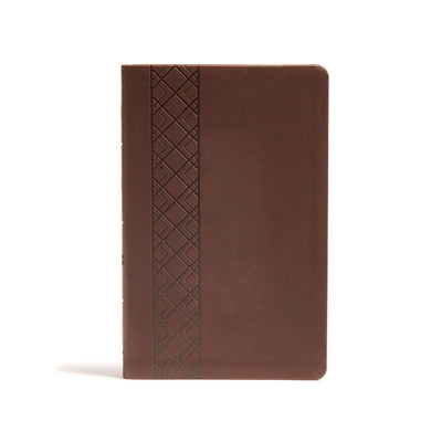 CSB Ultrathin Reference Bible, Value Edition, Brown Leathertouch by Csb Bibles by Holman