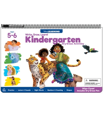 Write, Draw, Learn! Kindergarten Dry-Erase Activities by Disney Learning