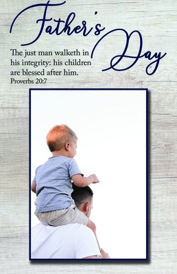 His Children Are Blessed Bulletin (Pkg 100) Father's Day by Broadman Church Supplies Staff