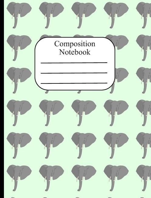 Composition Notebook: Elephant Polka Dot Wide Ruled Composition Book - 120 Pages - 60 Sheets by Cute Varmint Journals