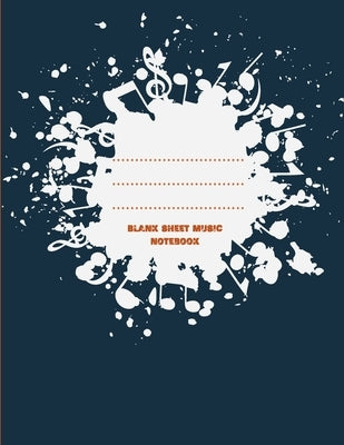 Blank sheet music notebook by M'Bloom, Mario